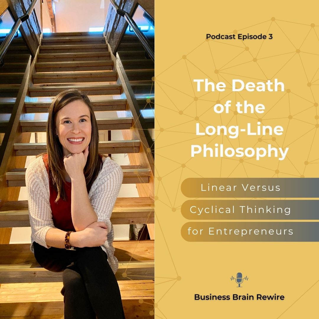 Learn how to replace linear thinking with cyclical thinking as a purpose-driven founder so you reach your goals faster with less stress.