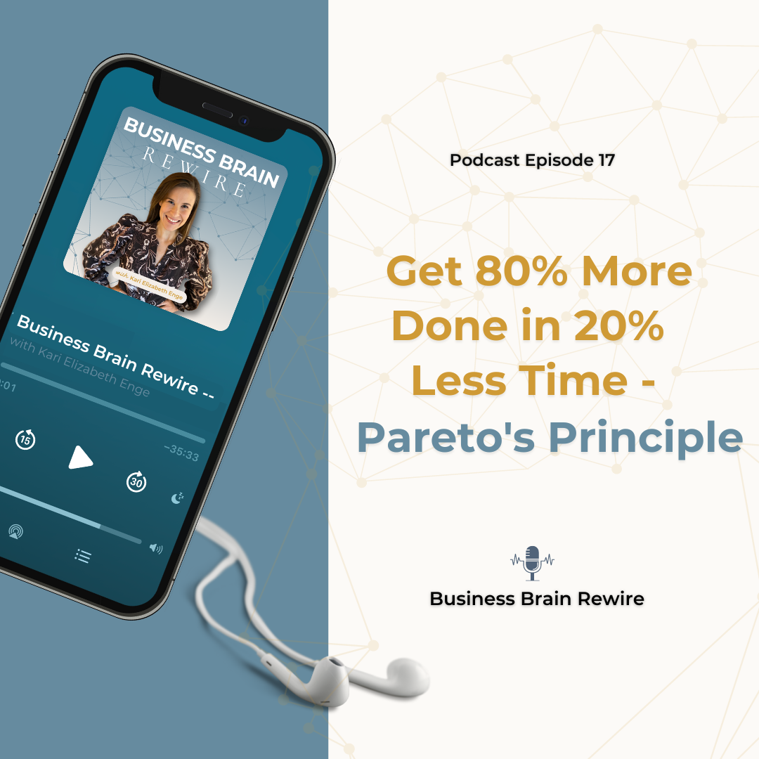 Learn how to use Pareto's Principle to optimize your business strategies and achieve more with less effort. Discover Kari Enge's tips for making decisions and undergoing processes that will enhance your productivity and success.