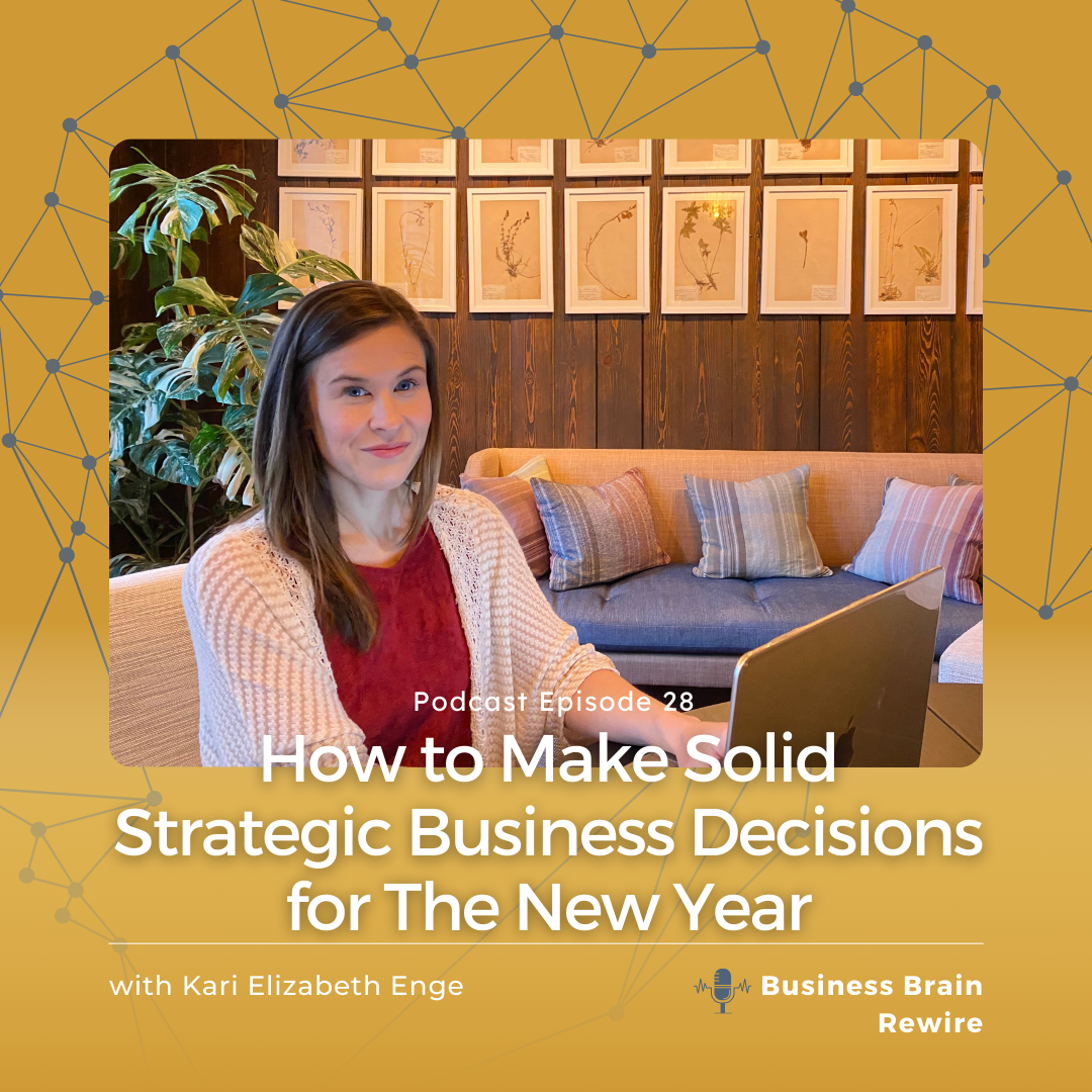 Learn how to make confident, high-quality strategic business decisions for the new year with this 3-step formula. Eliminate indecision, embrace clarity, and drive your business forward with ease.