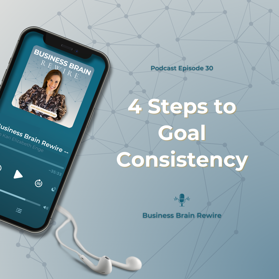 Learn the 4 steps of consistency to create more money and more impact in your purpose-driven business this year.