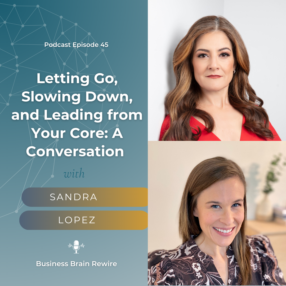 Discover how purpose-driven founders can create aligned success by slowing down, letting go, and leading from within. In Episode 45, Sandra Lopez shares mindset shifts, nervous system tools, and lessons from her leap from Fortune 100 executive to founder of AMBI Ventures.