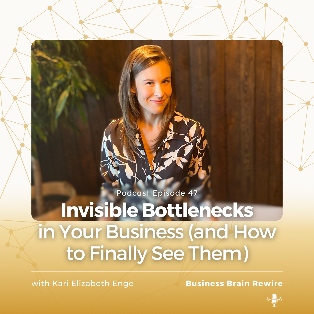 Spot the hidden bottlenecks blocking your growth. Learn neuroscience-backed shifts to move from stuck to strategic and unlock real momentum as a purpose-driven founder.